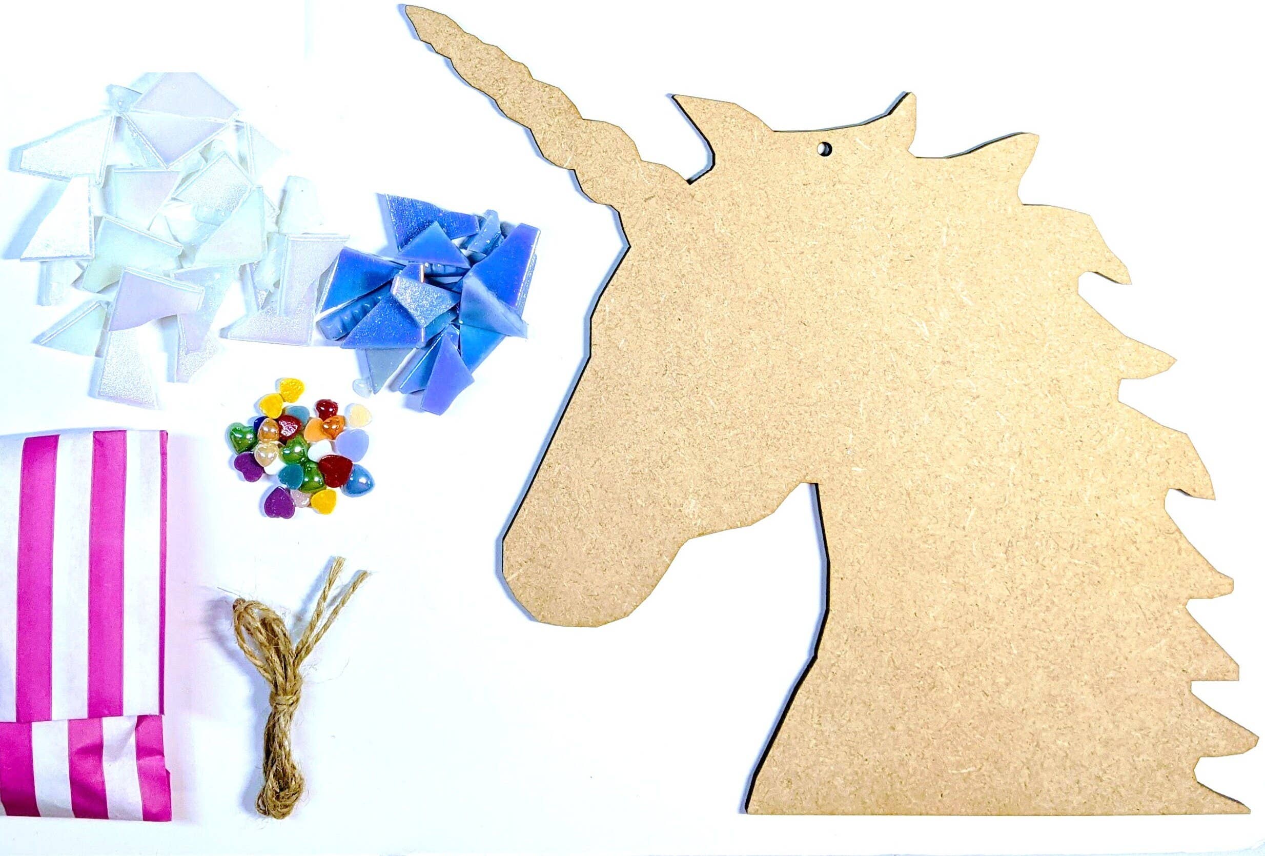 Montet Designs - Unicorn DIY Mosaic Kit, Craft Box