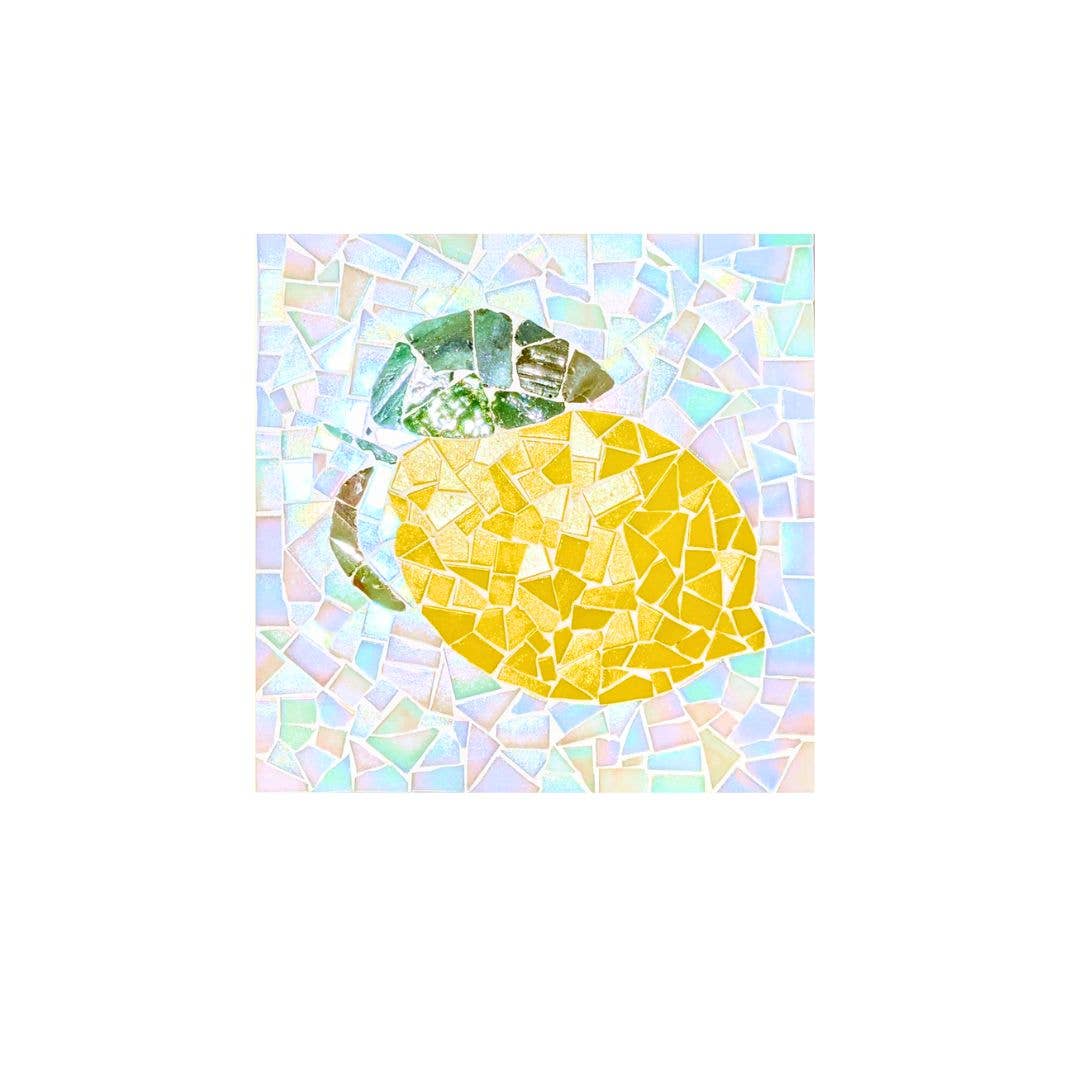 Montet Designs - Lemon Kitchen Trivet DIY Mosaic Kit, Craft Box