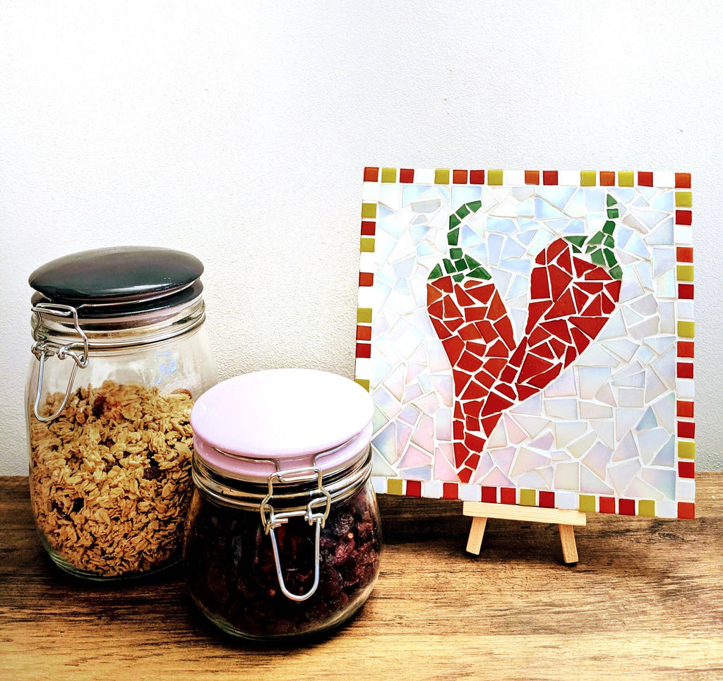 Montet Designs - Chilli Pepper DIY Mosaic Kit - Kitchen trivet