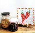 Montet Designs - Chilli Pepper DIY Mosaic Kit - Kitchen trivet