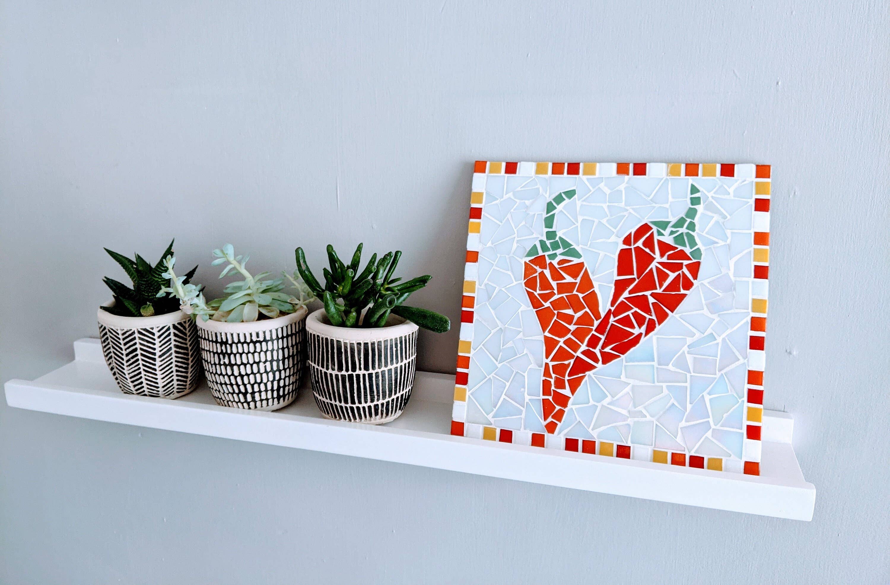Montet Designs - Chilli Pepper DIY Mosaic Kit - Kitchen trivet