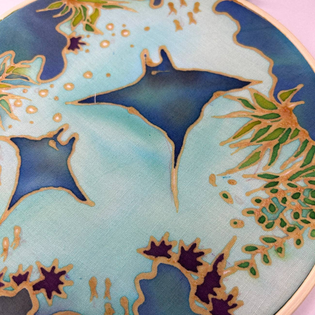 Batik Ying - Guardians of the Ocean | Batik Craft Kit | Hand-Waxed DIY Art Kit UK