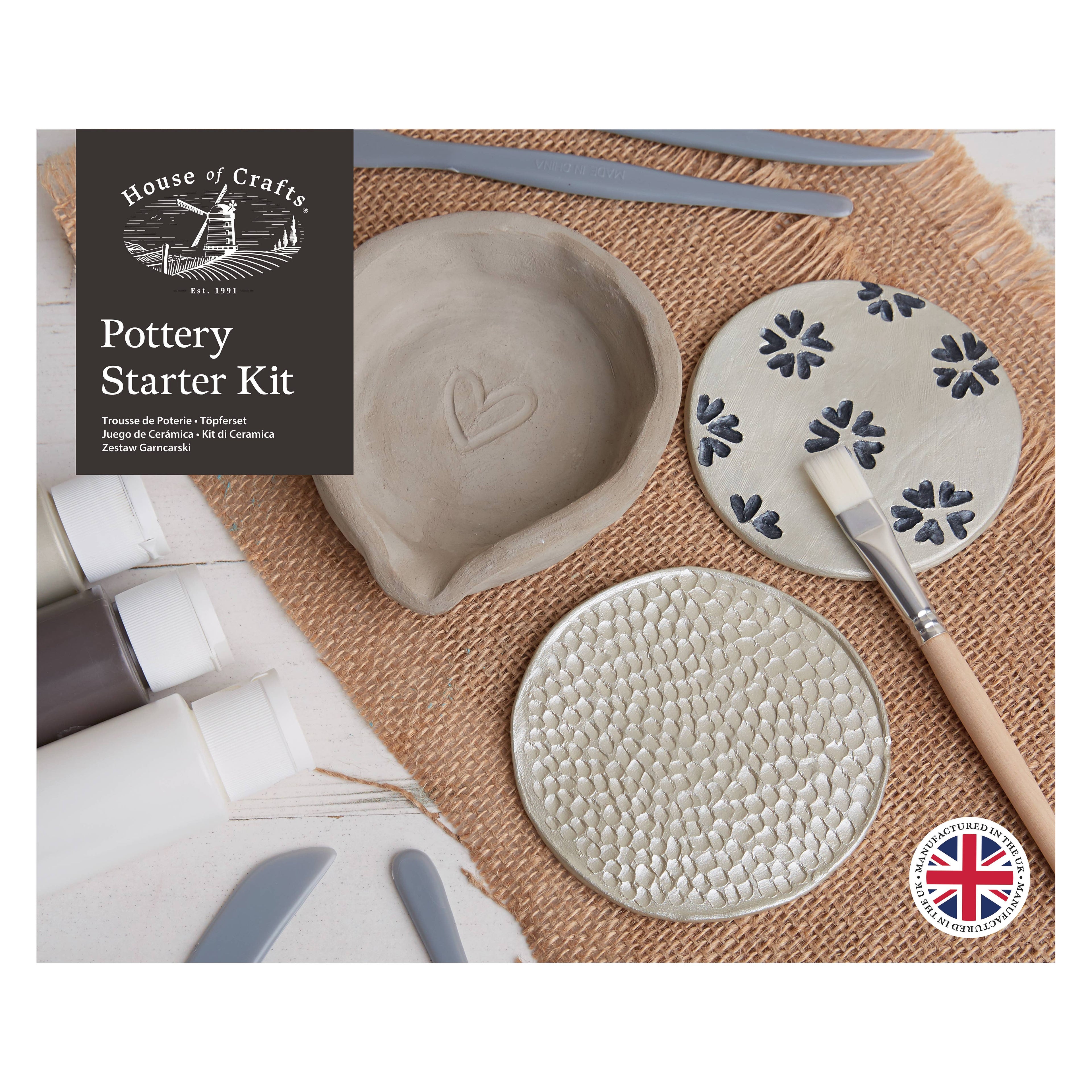 West Design Products - House of Crafts Pottery Starter Craft Kit