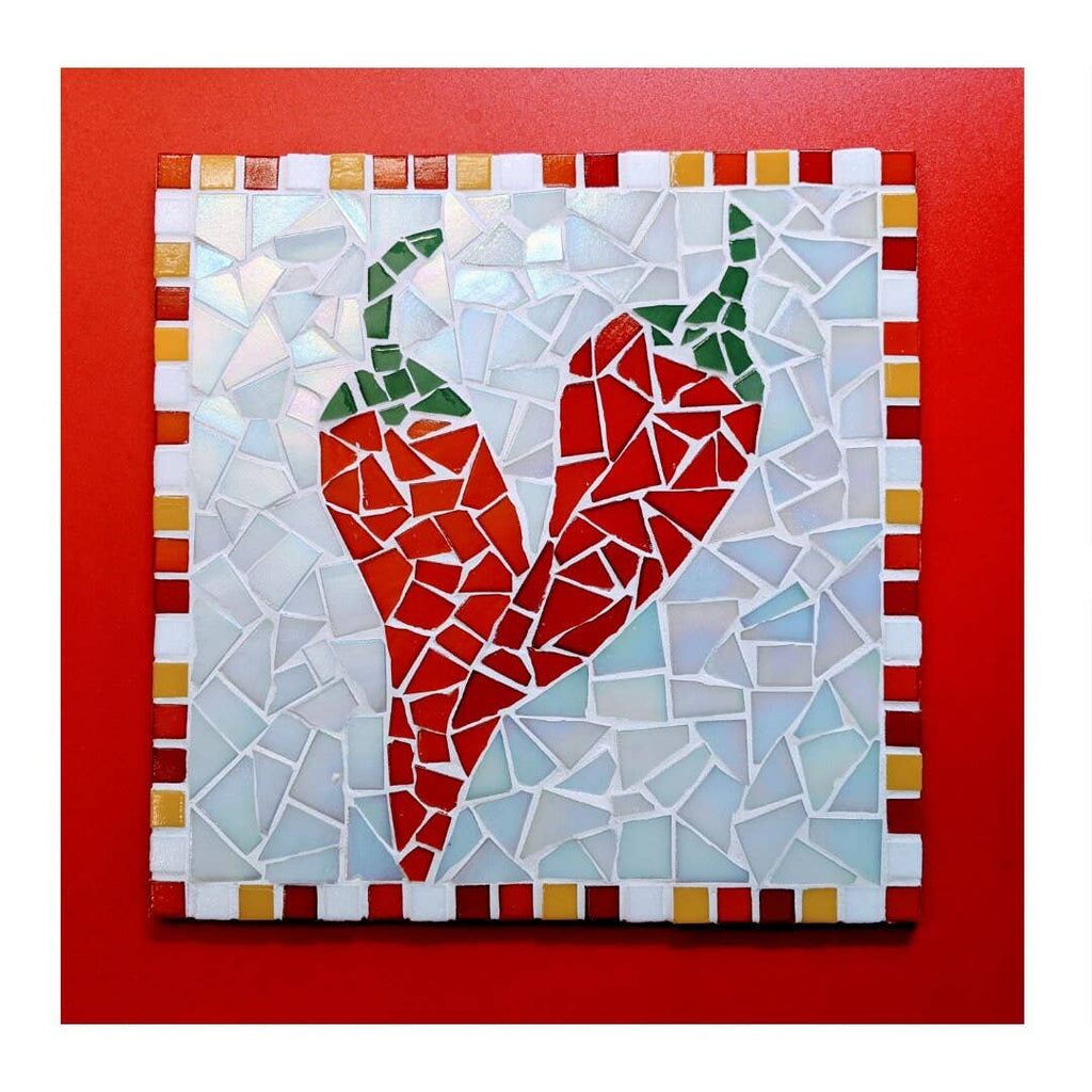 Montet Designs - Chilli Pepper DIY Mosaic Kit - Kitchen trivet