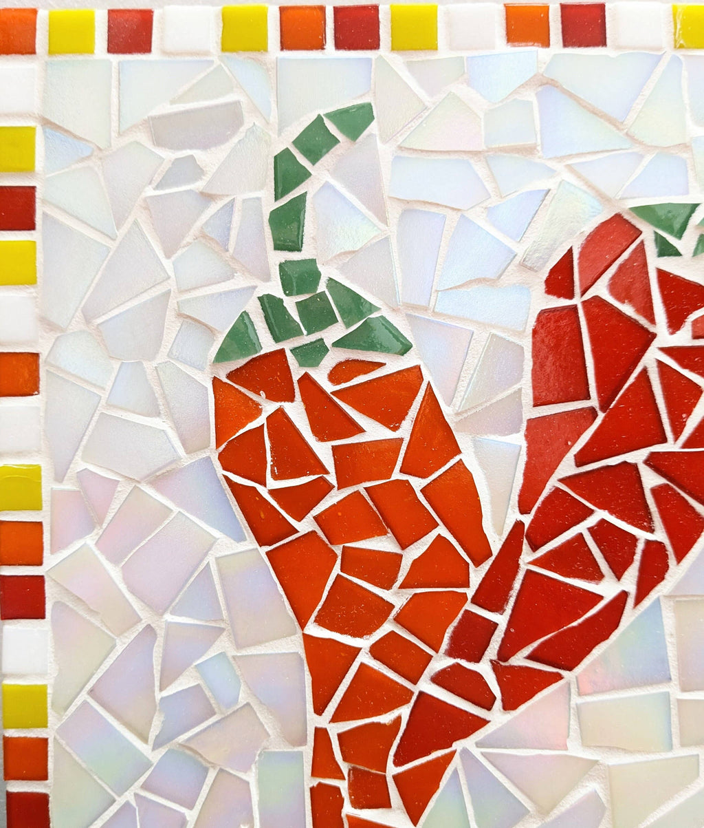 Montet Designs - Chilli Pepper DIY Mosaic Kit - Kitchen trivet