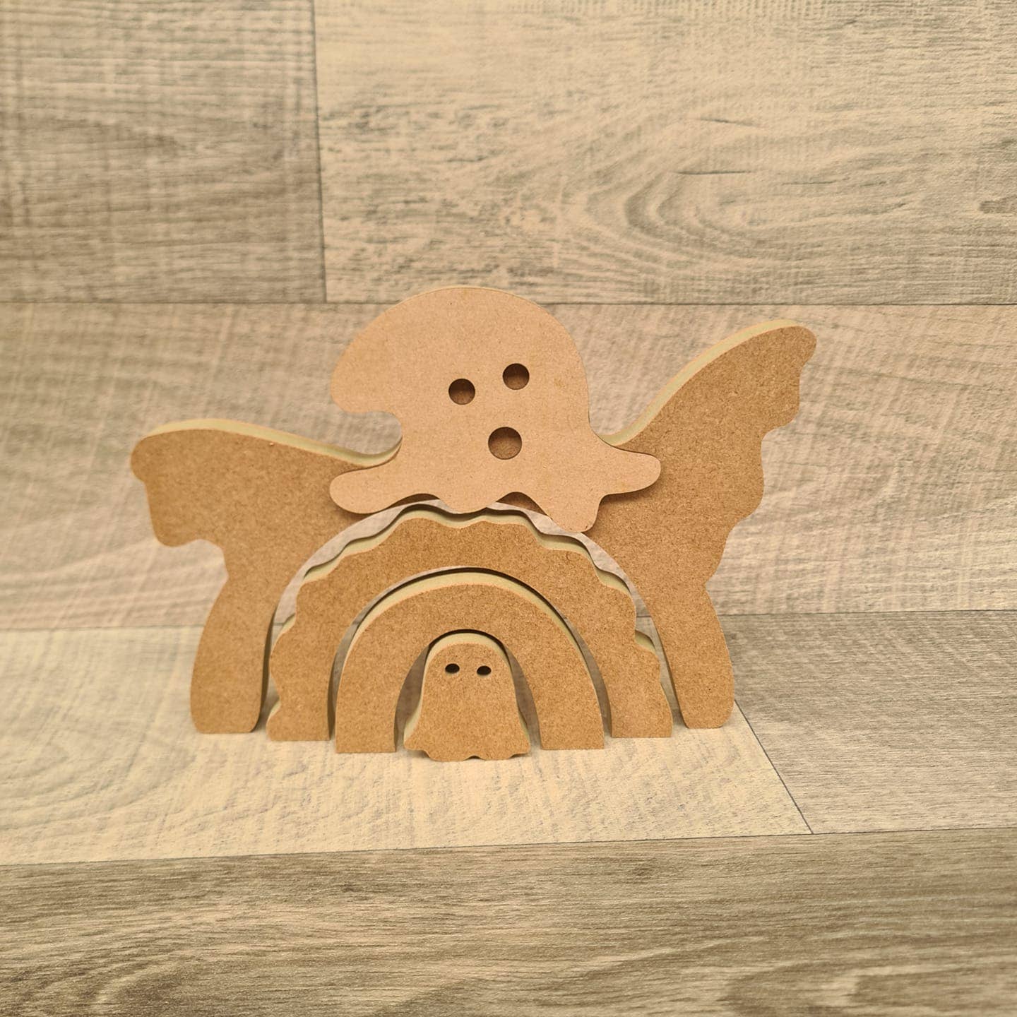 Manchester Craft Blanks - Funky ghost rainbow