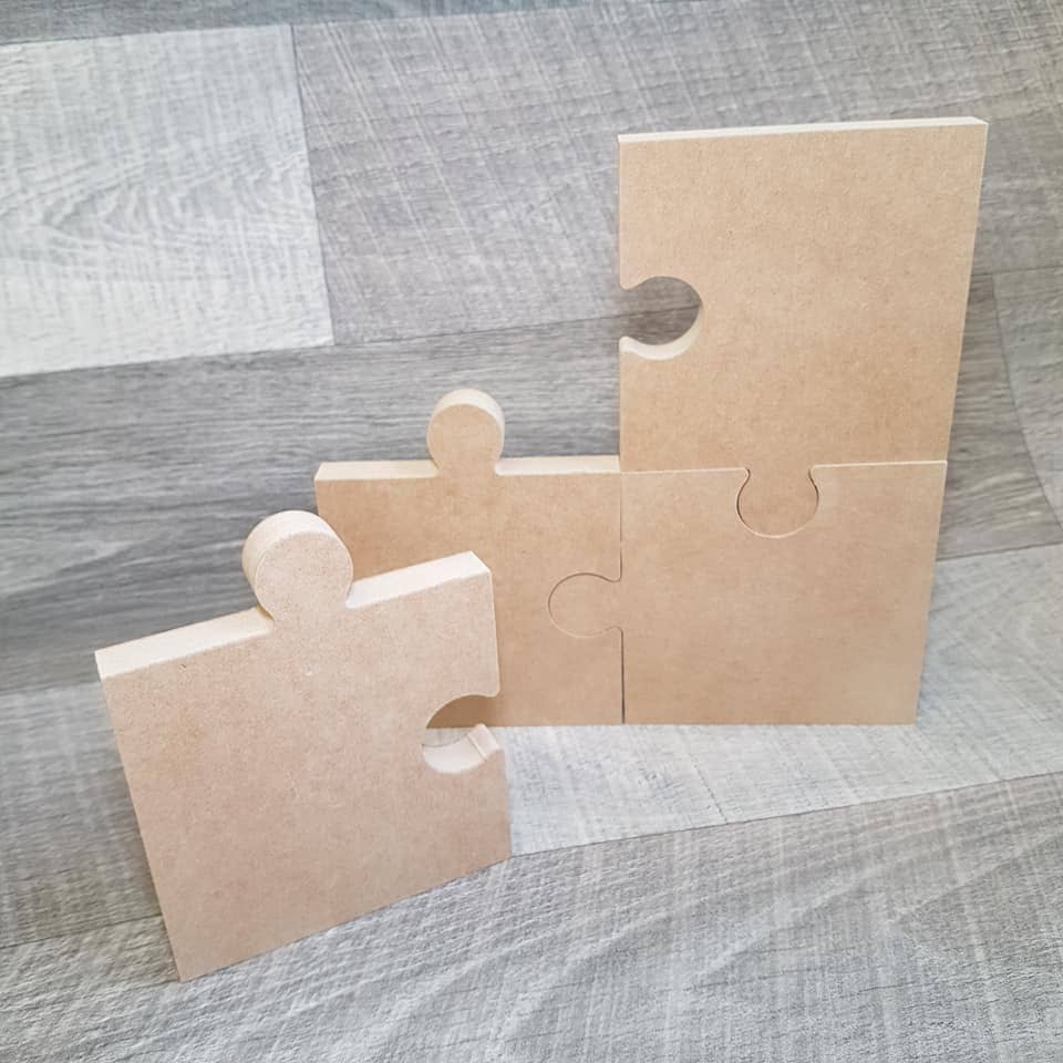 Manchester Craft Blanks - Freestanding corner jigsaws MDF 1 piece