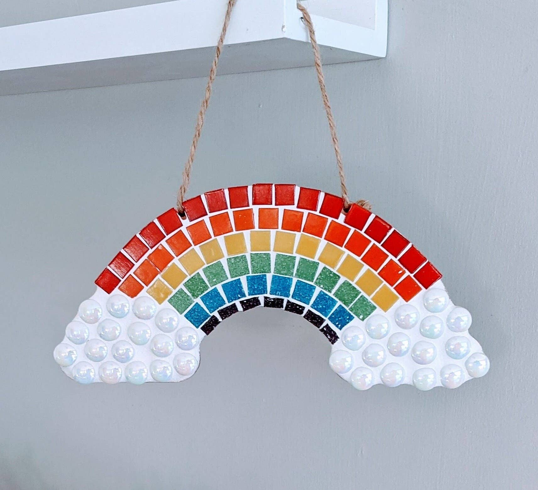 Montet Designs - Rainbow DIY Mosaic Kit, Craft Box