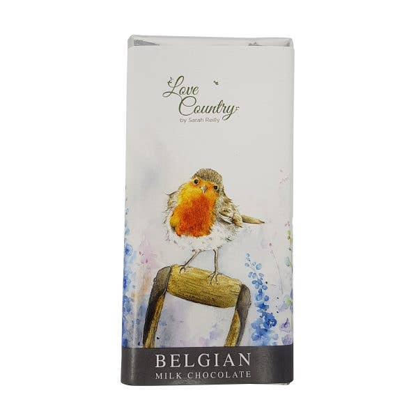 Love Country - Rosie Robin Luxury Belgian Chocolate Bar (pack of 3)