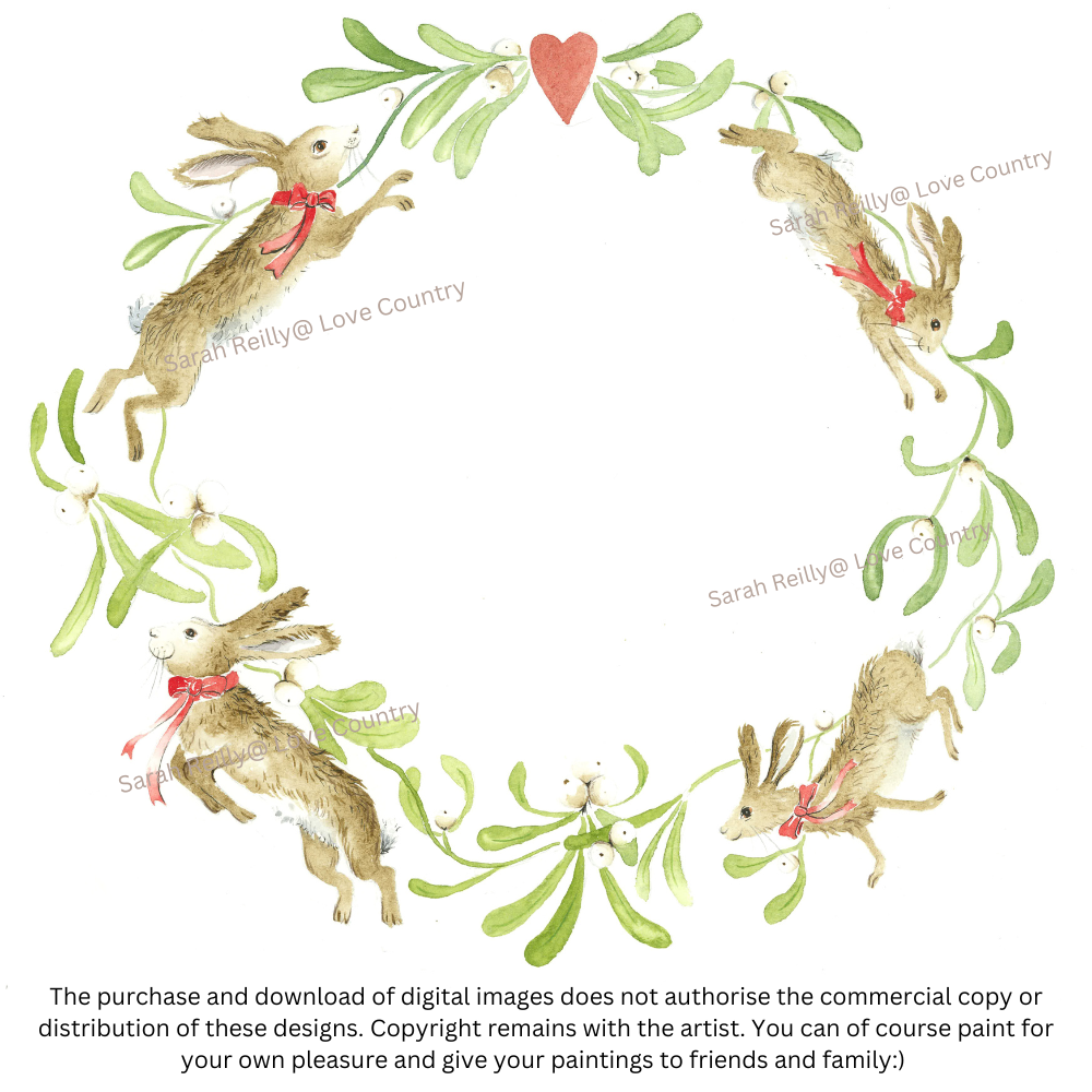 Love Country - DIY "Paint Your Own" Christmas Card Kit (Christmas Wishes)