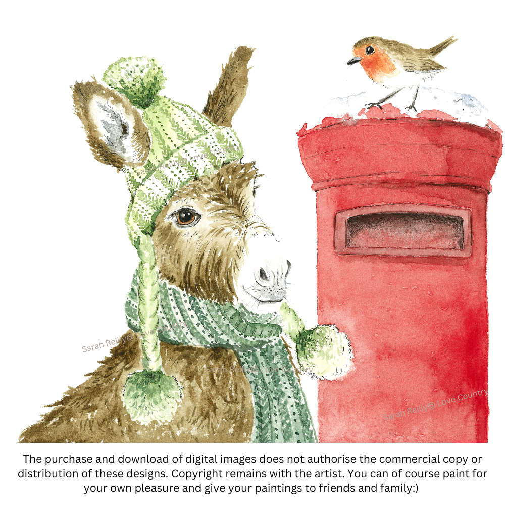 Love Country - DIY "Paint Your Own" Christmas Card Kit (Christmas Wishes)
