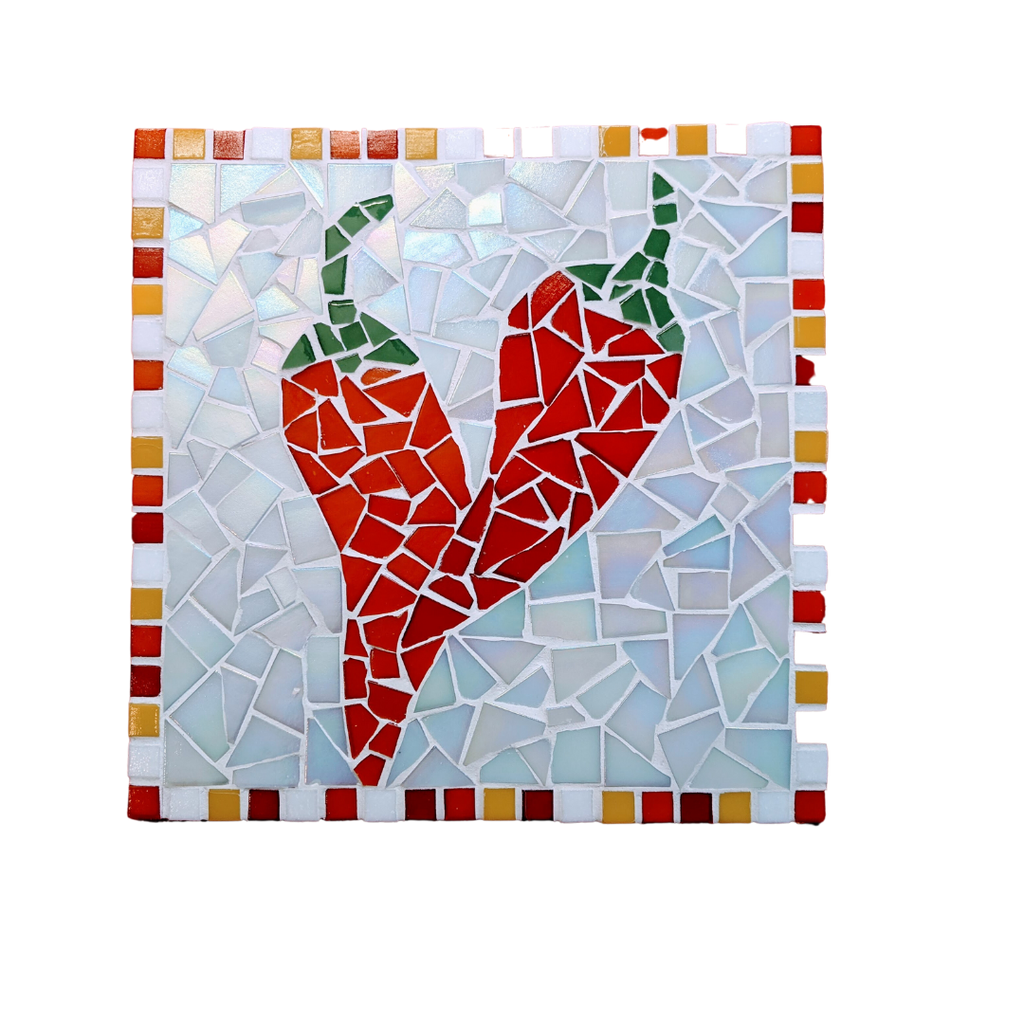 Montet Designs - Chilli Pepper DIY Mosaic Kit - Kitchen trivet