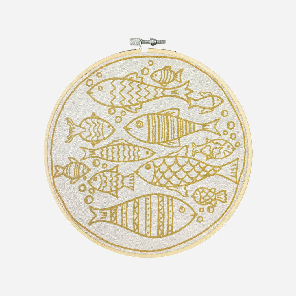 Batik Ying - Fishes of the Sea | Batik Craft Kit | Hand-Waxed DIY Art Kit UK