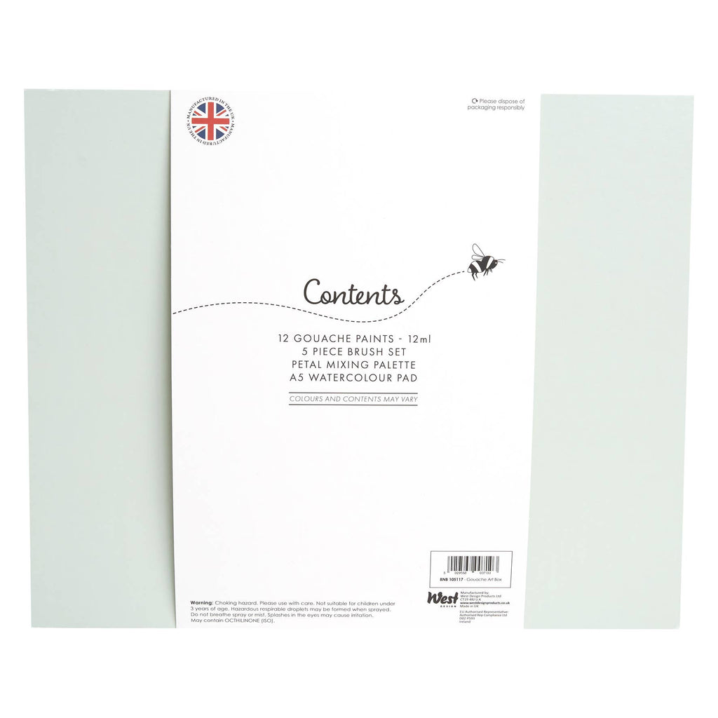 West Design Products - Bee & Bumble Gouache Art Box Craft Kit