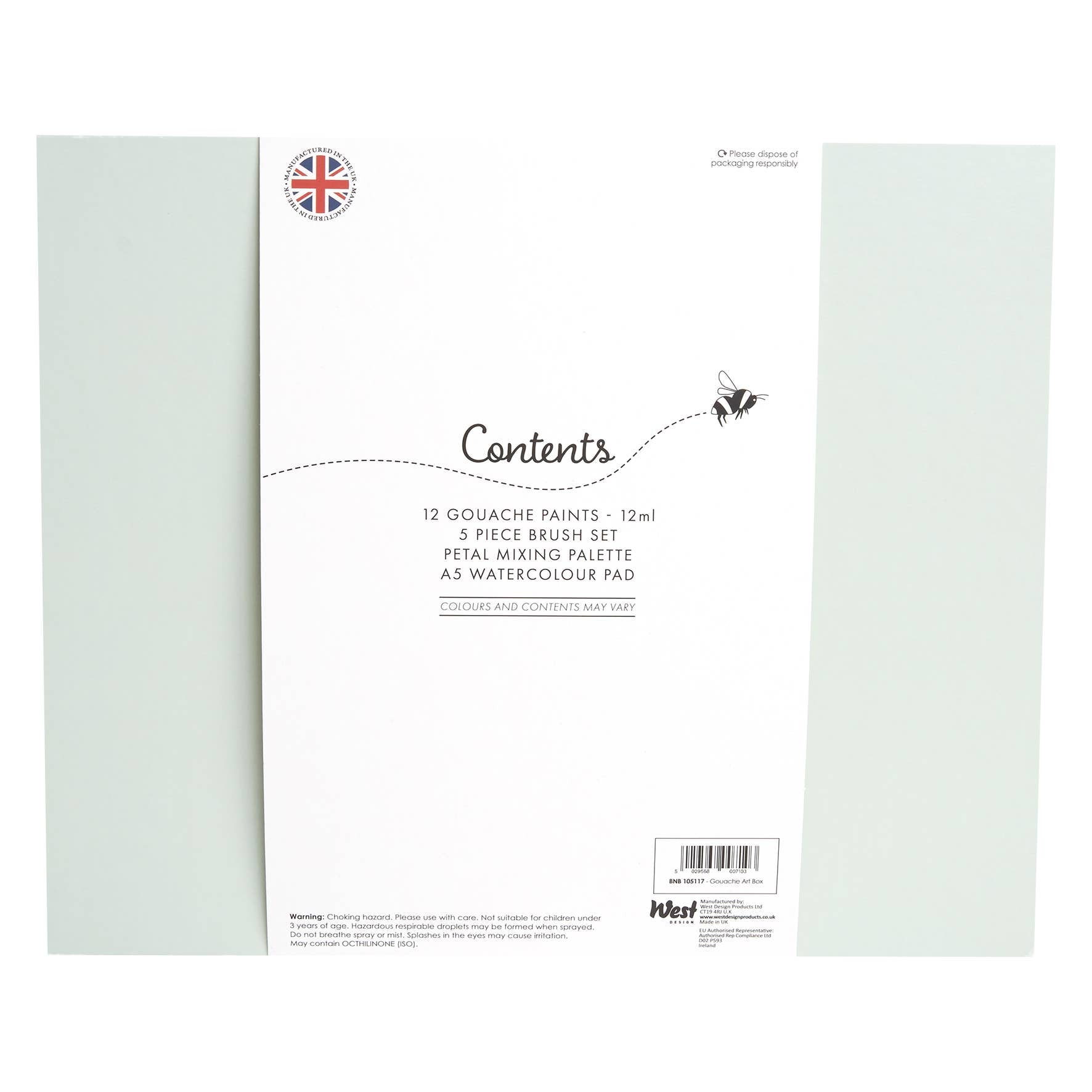 West Design Products - Bee & Bumble Gouache Art Box Craft Kit