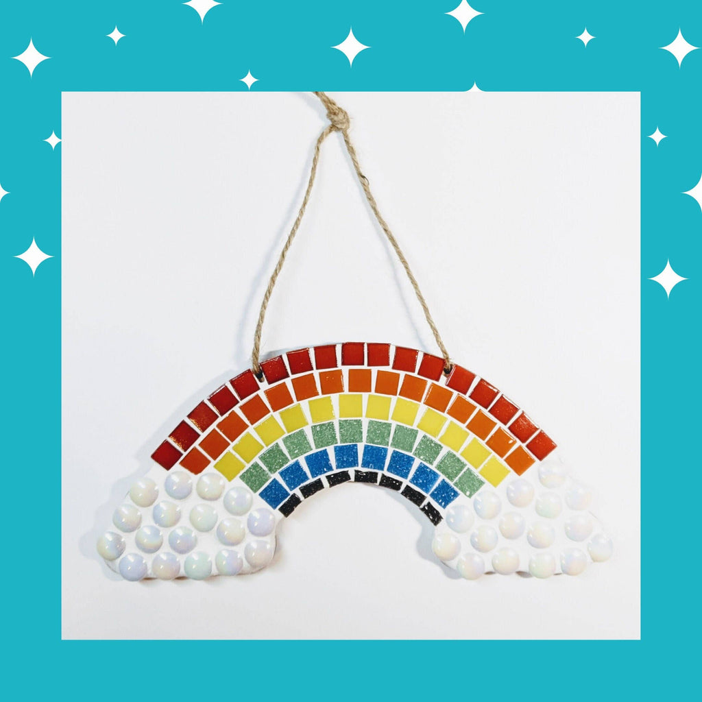 Montet Designs - Rainbow DIY Mosaic Kit, Craft Box