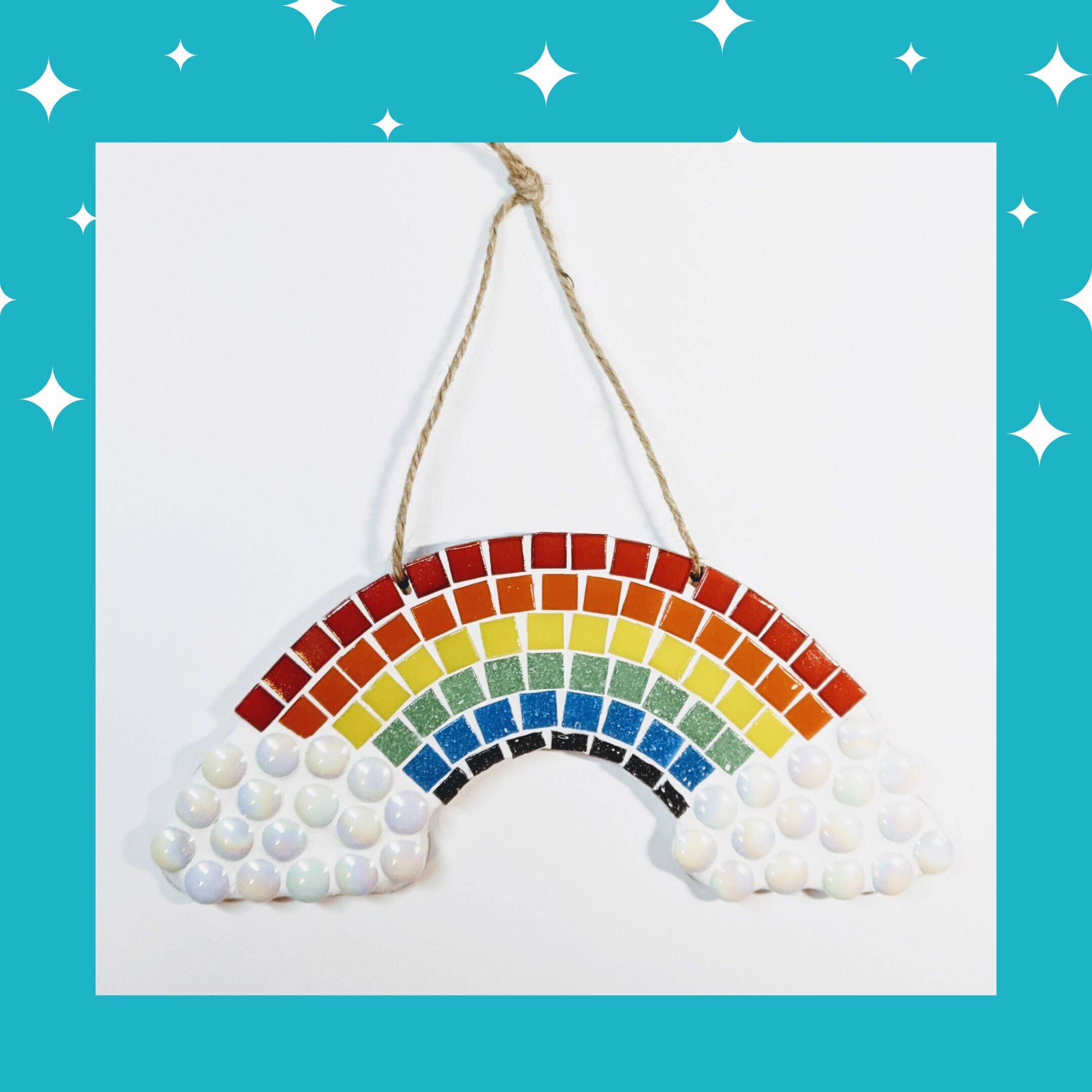 Montet Designs - Rainbow DIY Mosaic Kit, Craft Box