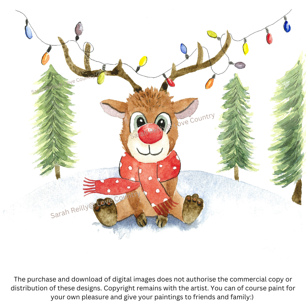 Love Country - DIY "Paint Your Own" Christmas Card Kit (Christmas Wishes)