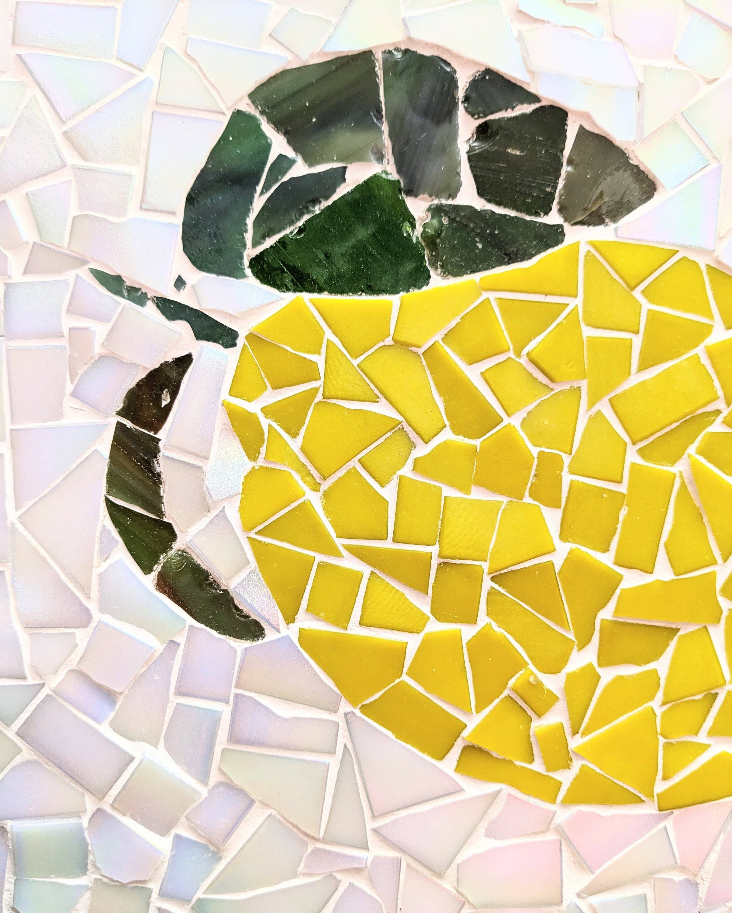 Montet Designs - Lemon Kitchen Trivet DIY Mosaic Kit, Craft Box