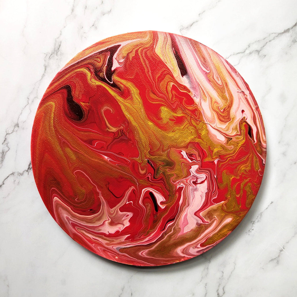 Robert Frederick Ltd - Luxe Décor Paint Pouring Canvas Kit - Round