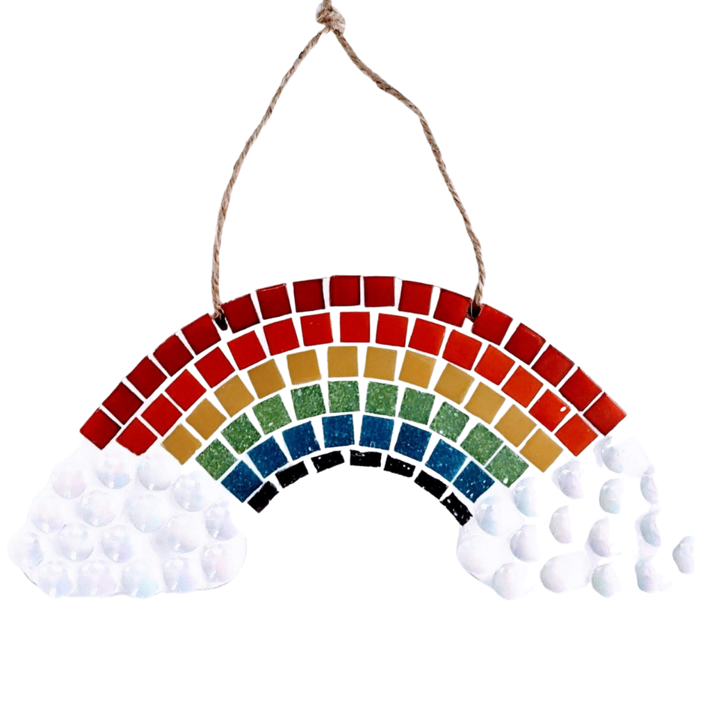 Montet Designs - Rainbow DIY Mosaic Kit, Craft Box