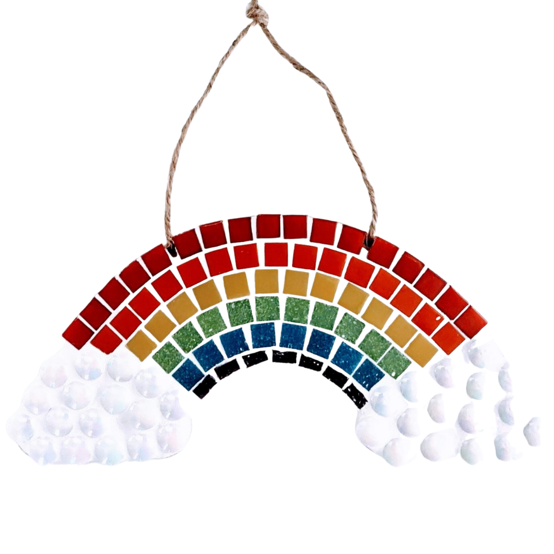 Montet Designs - Rainbow DIY Mosaic Kit, Craft Box
