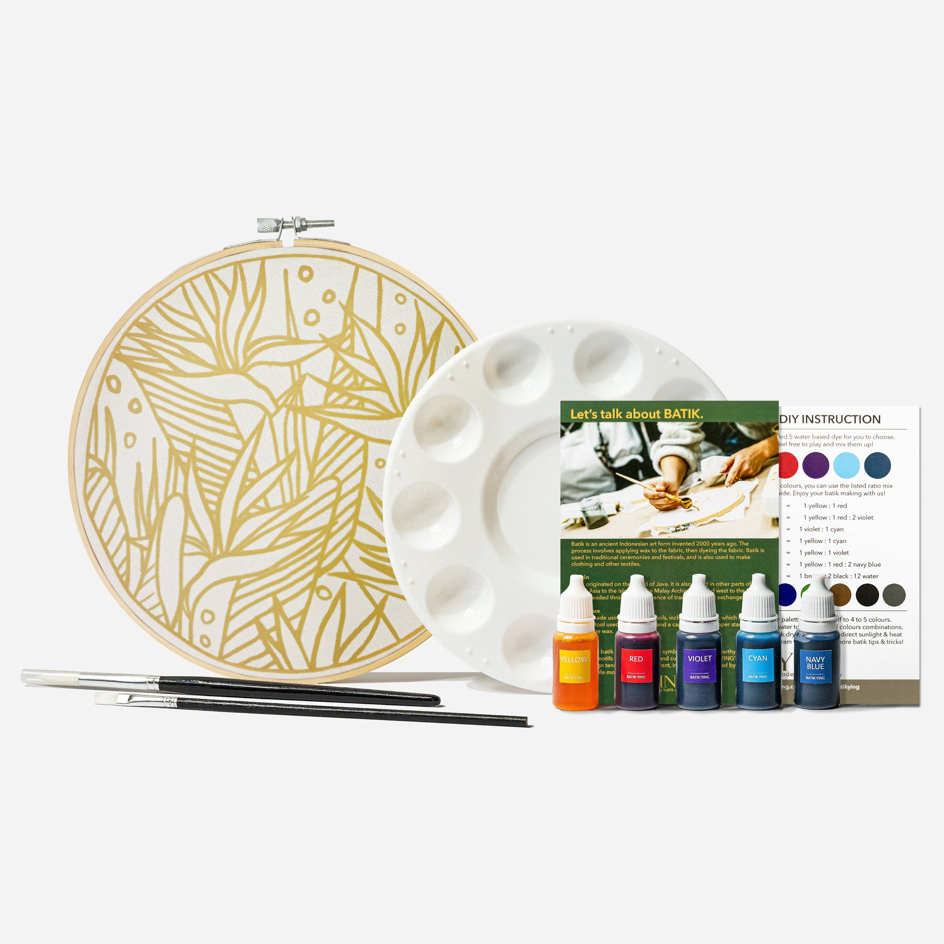 Batik Ying - Bird of Paradise | Batik Craft Kit | Hand-Waxed DIY Art Kit UK