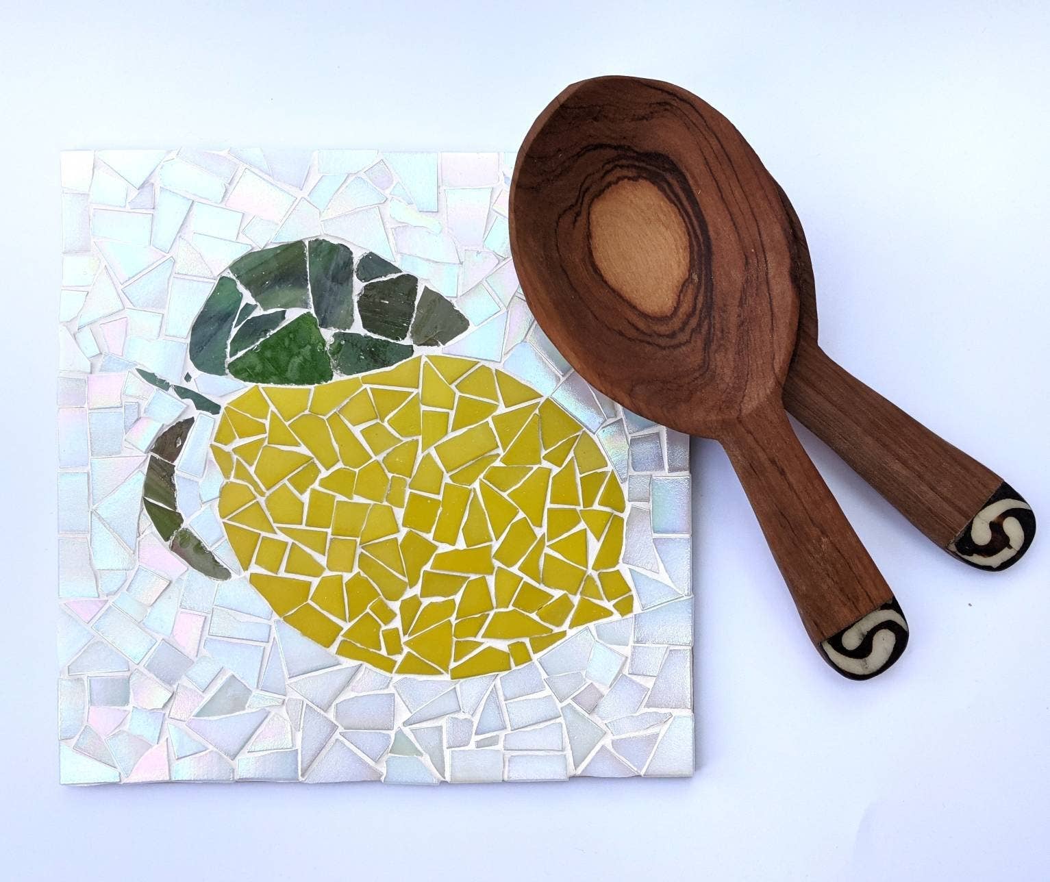 Montet Designs - Lemon Kitchen Trivet DIY Mosaic Kit, Craft Box
