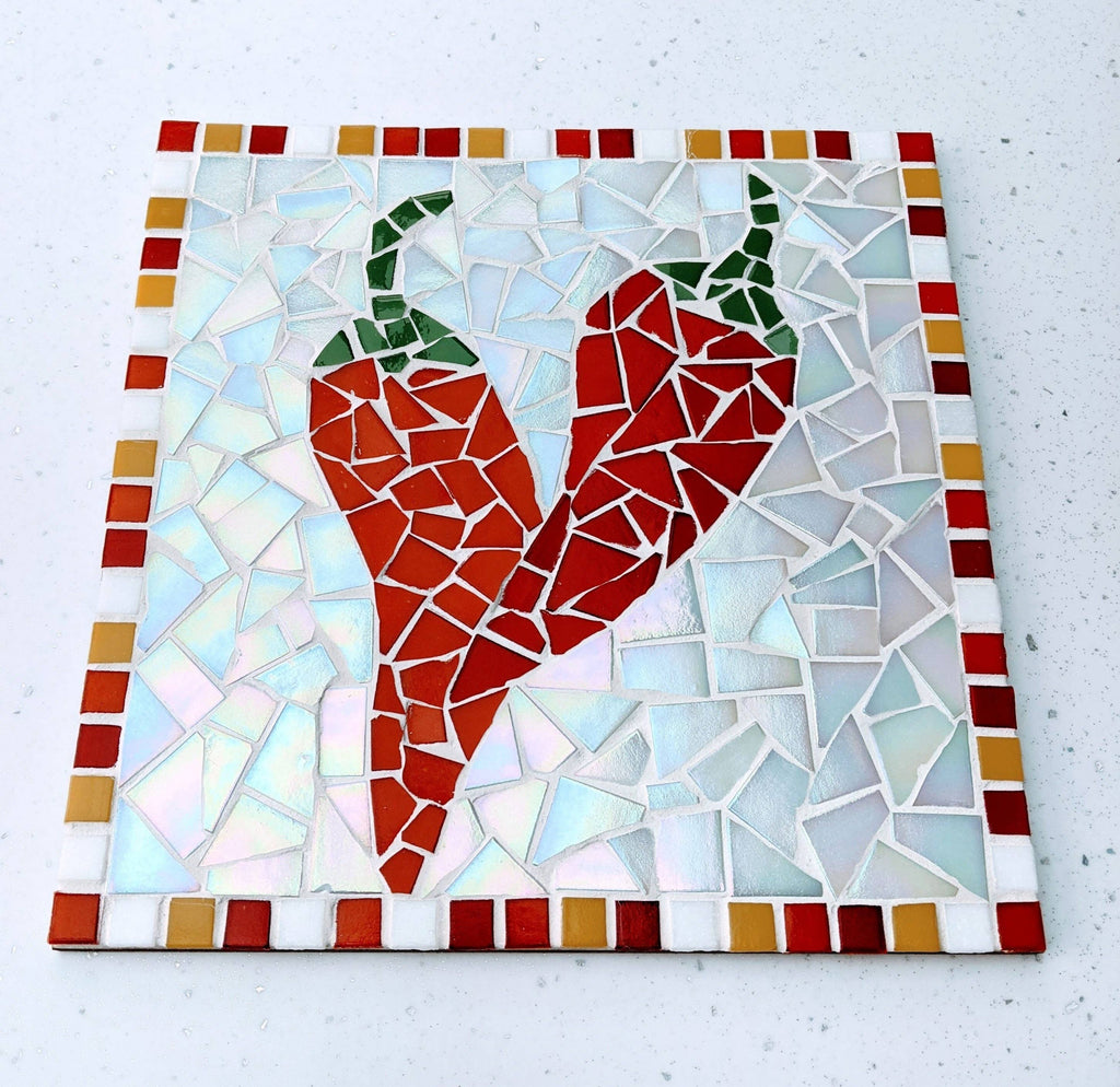 Montet Designs - Chilli Pepper DIY Mosaic Kit - Kitchen trivet