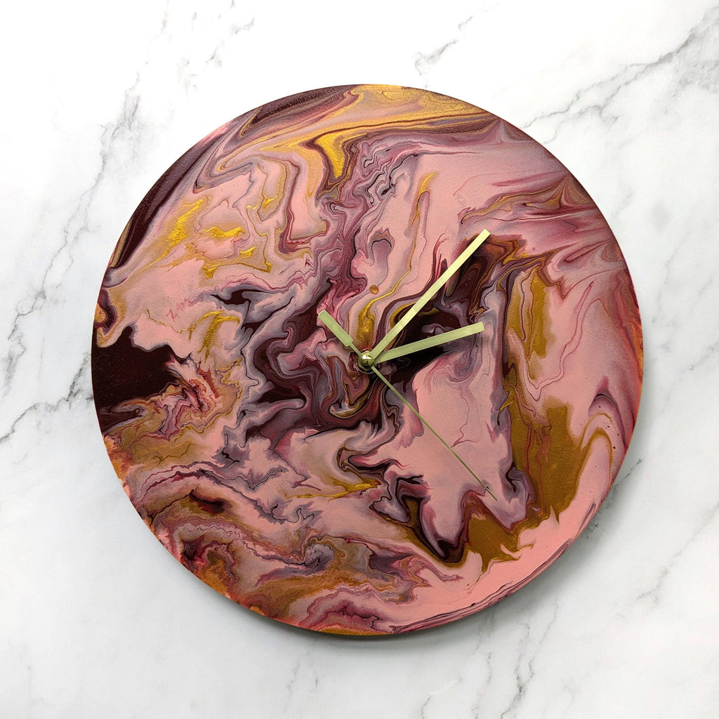 Robert Frederick Ltd - Luxe Décor Paint Pouring Canvas Wall Clock Kit
