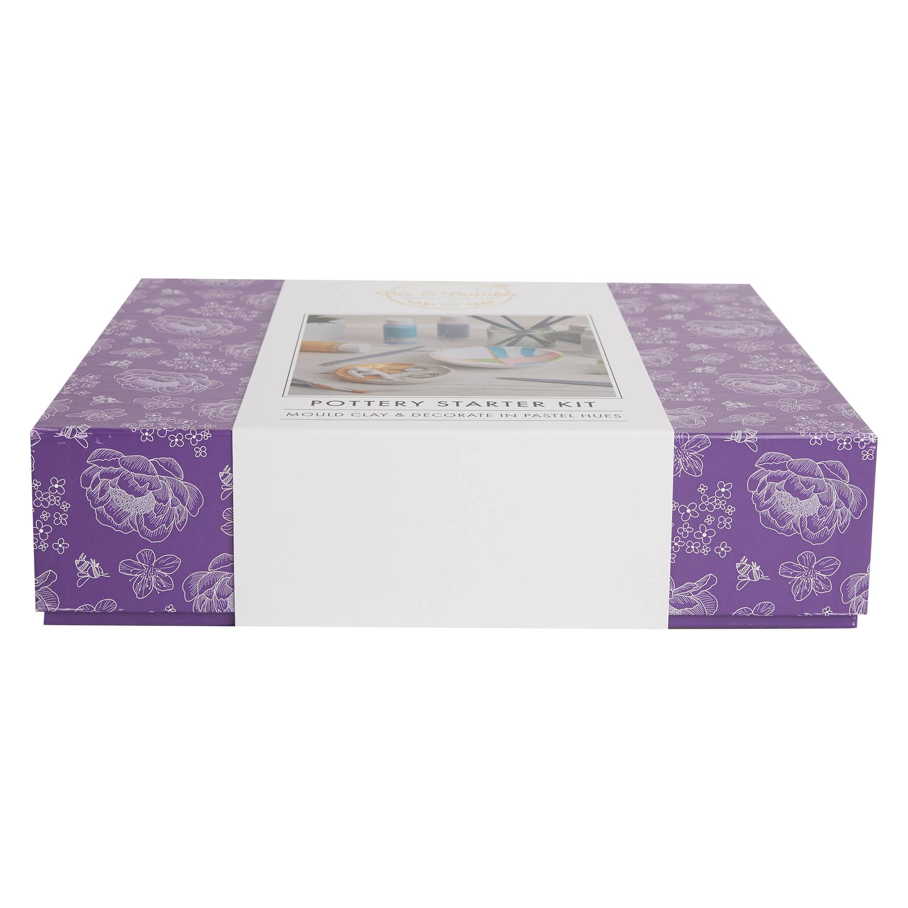 West Design Products - Bee & Bumble Pottery Starter Craft Kit - Pastel